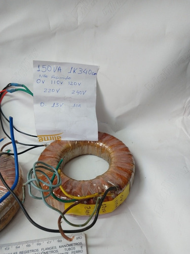 Transformador Toroidal 150va In 110-240v Out 13v 10a (Usado)