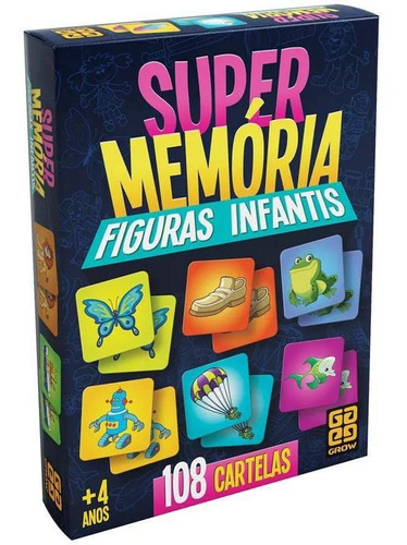 Jogo Super Memória - Figuras Infantis -  Grow