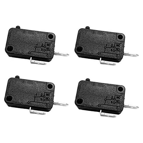 4 Pack Micro Switch, Pin Plunger, Snap Action Switch 25...