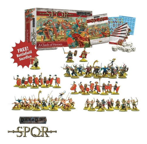 Spqr Starter 28mm Galos Romanos Wargames Hail Caesar