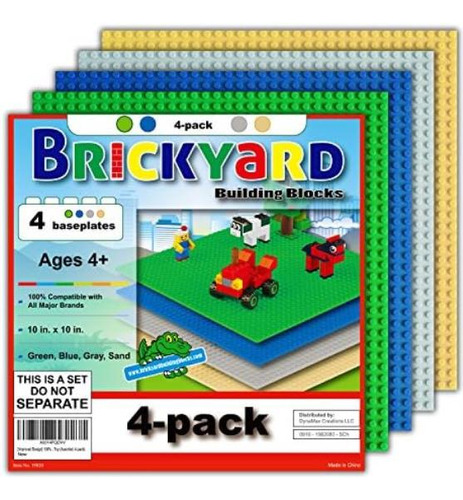 Brickyard Building Blocks Placa Base Compatible Con Lego - P