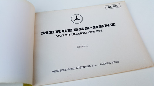Mercedes Unimog Motor Om352 Catalogo Piezas Repuestos Manual