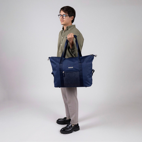 Valija Grande Chenson Pro Multiusos Heri Color Azul Oscuro Liso
