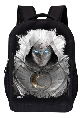 Mochila Negra 16  Relleno Malla Moon Knight 1 Talla Unica