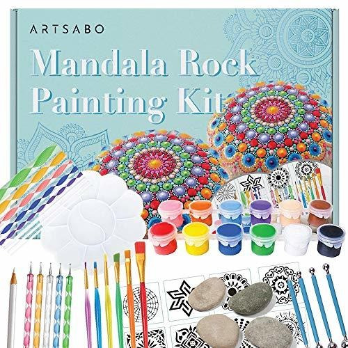 55pcs Mandala Dotting Tools Kit De Pintura De As Con Pi...