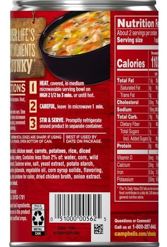 Campbell's Chunky Savory Chicken 527grs.