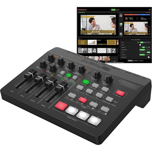 Sistema De Livestreaming Roland Aerocaster Vrc-01  Potente