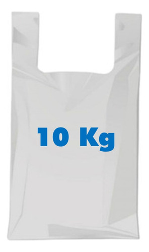 Bolsa Plástica Manija Camiseta 10 Kilos X 1000 Unidades