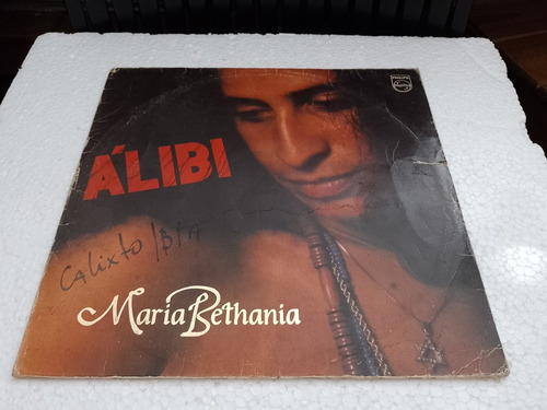 Lp Maria Bethânia - Álibi - C/ Encarte / Mpb (a2) (Usado)