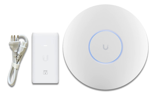 Kit Access Point Unifi U6-pro Wifi 6 + Injetor Fonte Poe 15w