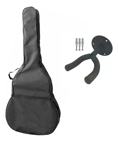 Capa Bag Para Violão Simples + Suporte Parede