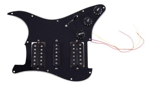 Guitarra Eléctrica Precableada Cargada Pickguard, 11 Orifici