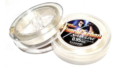 Fluorocarbono Sasame Samuline Invisible 0.95 Mm. Resistencia 38.7kg. Made In Japon. 50 Metros. Mariano Pesca