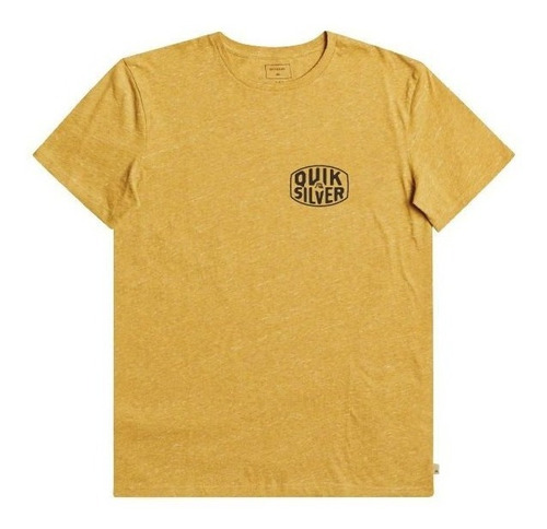 Remera Manga Corta Prime Operator Quiksilver Ocre