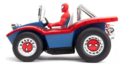 Carro Con Control Marvel Spider-man Rc Buggy Color Rojo