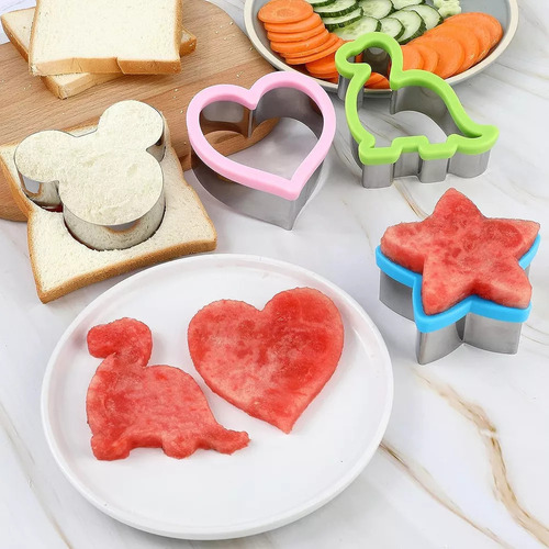 Alta Calidad , Kit Cortador De Fruta Verdura Figuras Moldes