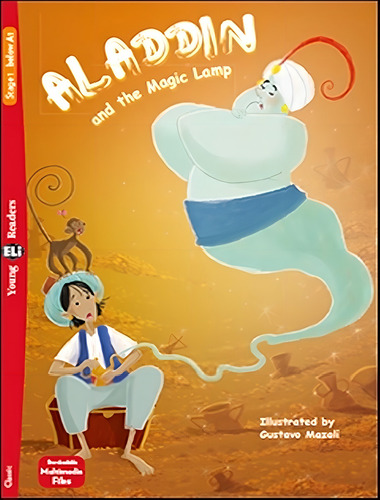 Aladdin - Young Eli Readers Below A1 - Downloadable Multimedia, De Cadwallader, Jane. Editora European Language Institute, Capa Mole, Edição 1 Em Inglês, 2021