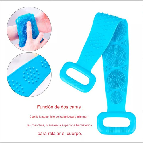 Limpiador Tira Cepillo Espalda Exfoliante De Ducha