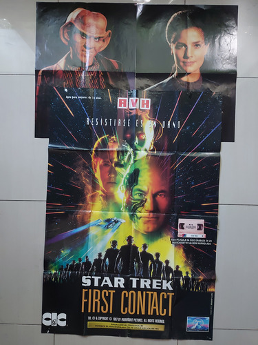 Antiguos Afiches Lote De 3. Star Trek. Película. Ian1284
