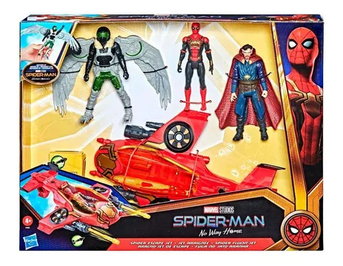 Set Aracno jet Spiderman No Way Home Dr. Strange Buitre Env o gratis