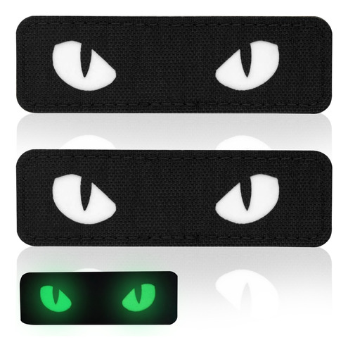 2pzs Parches Tacticos Sinsignias Militares Gotcha Ojos Gato