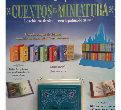 Monster University, Cuentos En Miniatura+ Libro Monster Inc