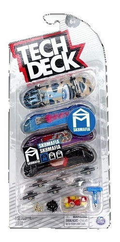 Pack 4 Finger Skate Tech Deck Original Envio Gratis