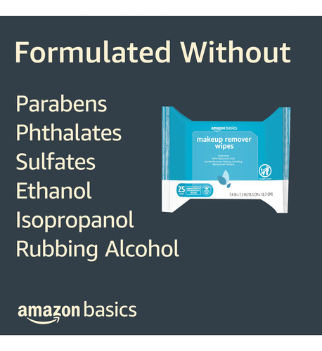 Toallitas Desmaquillantes Amazon Basics Hidratantes 150 Toal