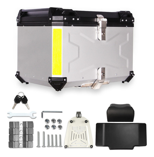 Caja Para Moto Top Case Maletero De Aluminio Para Moto 80l