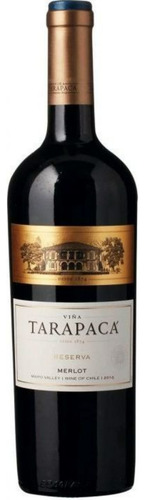 Vino Tinto Tarapaca Reserva Merlot 750 Ml