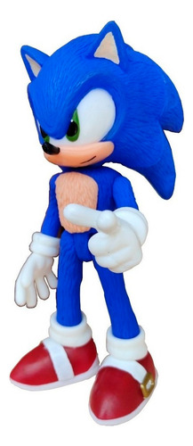 Figuras Sonic, Knuckles, Shadow, Metal 5 Pzs Articuladas Luz
