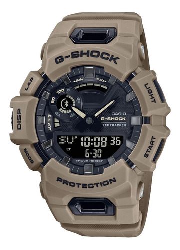 Relógio Casio G-shock G-squad Sports *bluetooth *lap Memory Cor Da Correia Bege - Gba-900uu-5adr