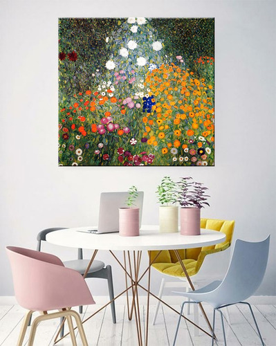 Cuadro Klimt Flower Granden Flores Canvas Envios Modernos 