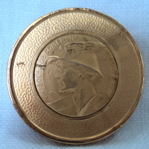 Medalla Bolsa De Comercio Buenos Aires Dorada E G8