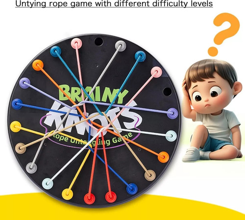Juego De Mesa Brainy Knots Rope Challenge