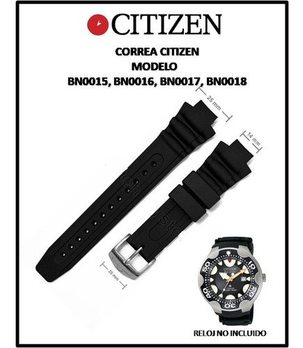 Correa Reloj Citizen Aqualand Bn-0015