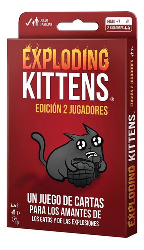 Exploding Kittens 2 Jugadores En Español