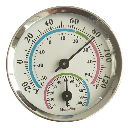 2 X 2 Inch Wall Hygrometer Humidity Meter Aluminum Diameter