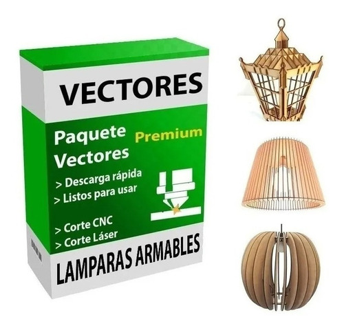 Vectores Lamparas +199 Corte Laser Router Cnc Mdf