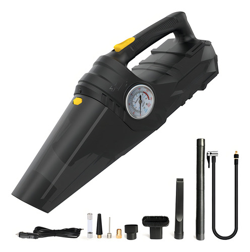Aspirador duplo Carsun 2 em 1 preto 12V 50Hz/60Hz