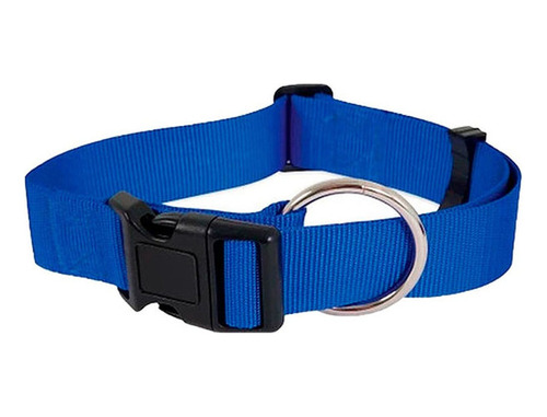 Petmate Collar Ajustable De Nylon Azul Talla L