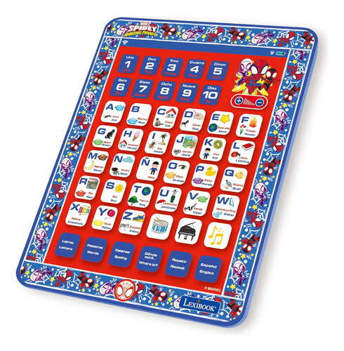 Tableta Interactiva Lexibook: Spidey Y Sus Increíbles Amigos