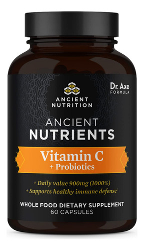 Suplemento De Probiticos Y Vitamina C De Ancient Nutrition,