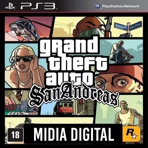 GTA San Andreas ps3 psn - Donattelo Games - Gift Card PSN, Jogo de