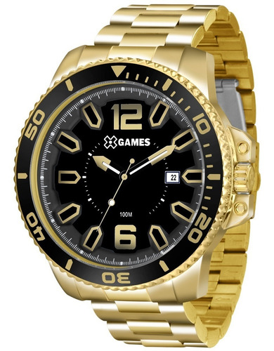 Relógio X-games Masculino Dourado - Xmgs1019 P2kx