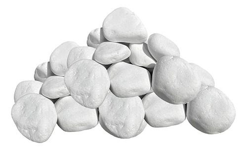 Piedra Decorativa Onix Blanca De 8cm A 9cm Tipo Mármol. 2022 Granulometría máxima 9 cm Granulometría mínima 8 cm