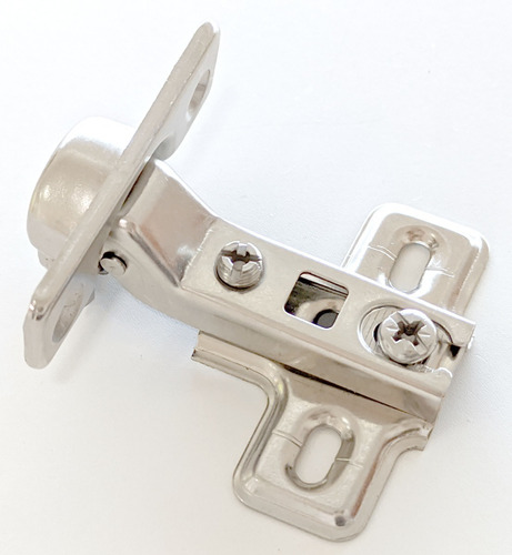 Imagen 7 de 9 de Bisagra Muebles Cazoleta 26 Mm Codo 9 Cocina Baño X100 Unida