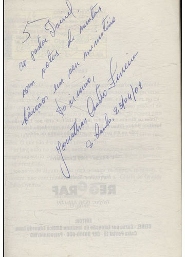 Como Se Faz Um Ministro Com Dedicatória Do Autor (Usado)