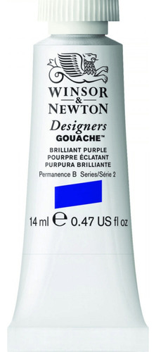 Tinta Guache Winsor Designers 14ml S2 455 Brilliant Purple