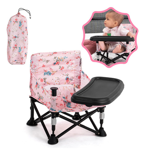 Silla Portátil Para Bebé Bumbo Con Bandeja, Silla De